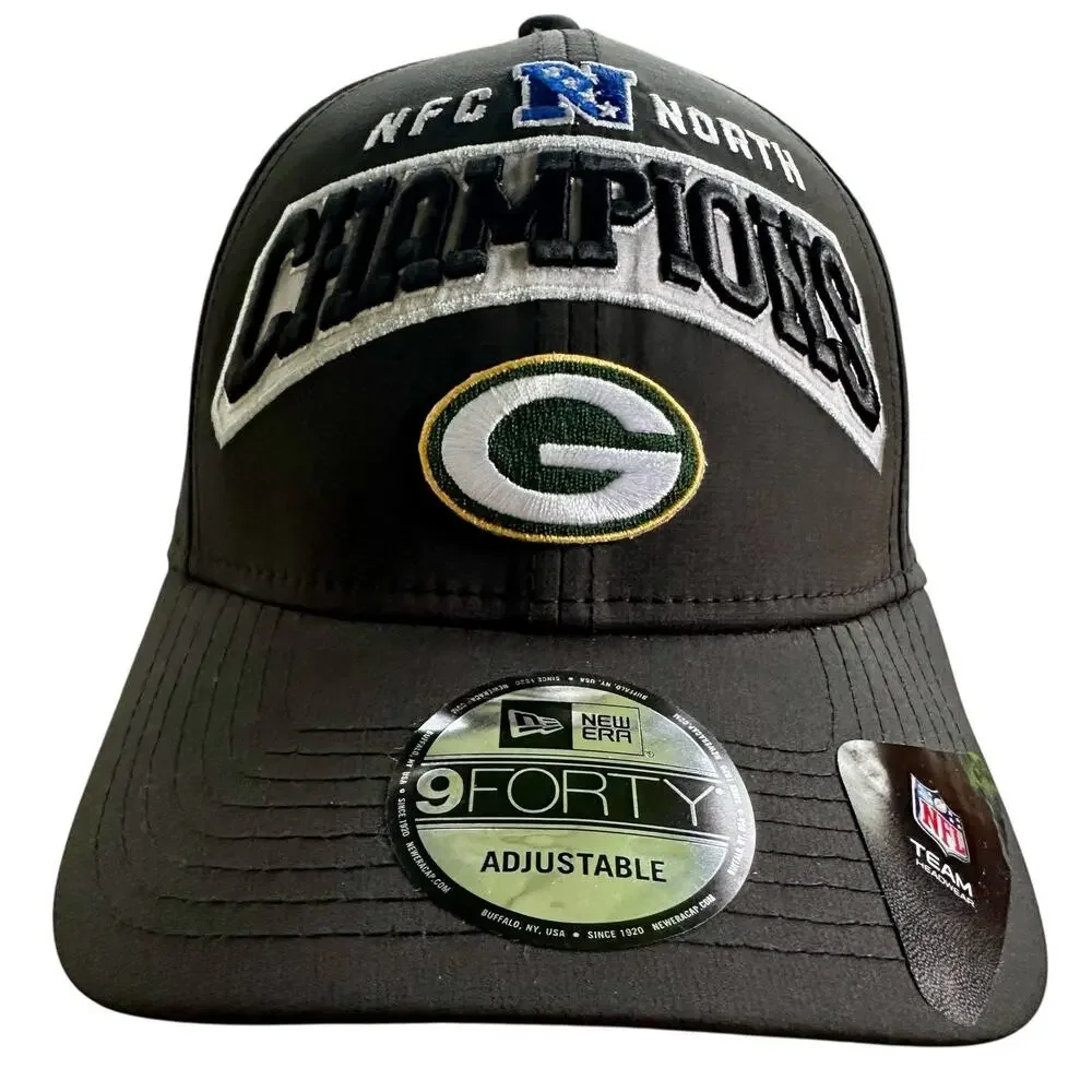 Green Bay Packers New Era ‎ Hat NFC East Champions NFL 2019 Snap Back Black